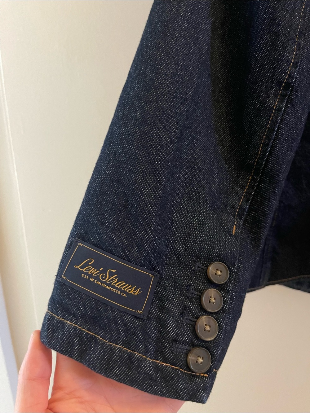 Levi’s Stella Relaxed Denim Blazer - Picture 4 of 7